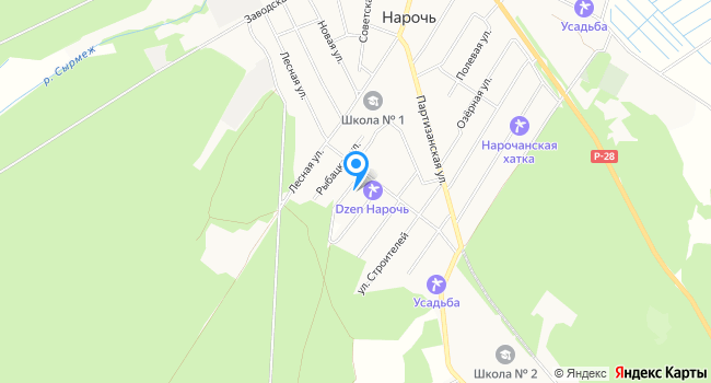 Санаторий Журавушка, Минская область на карте