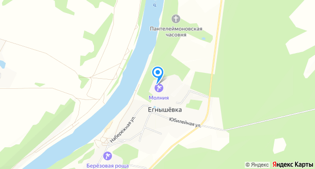 Санаторий Молния на карте