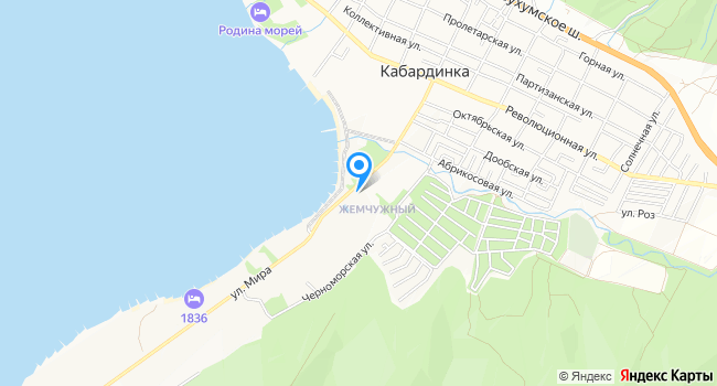 Санаторий Жемчужина моря на карте