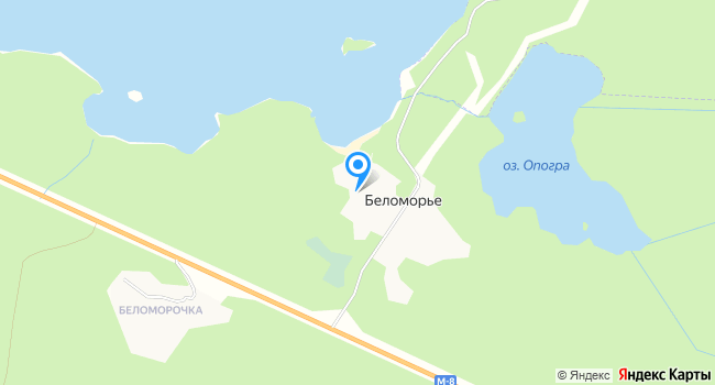 Санаторий Беломорье на карте