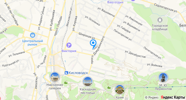 Санаторий Кругозор на карте
