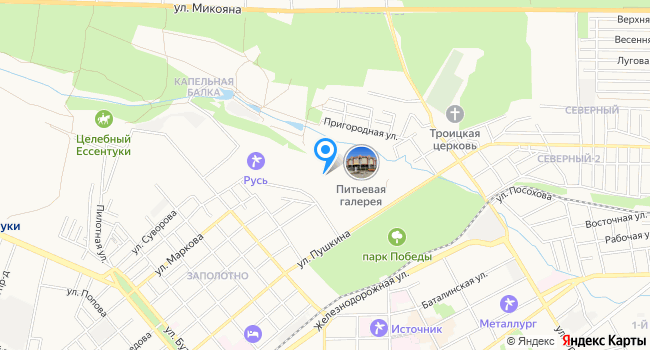 Санаторий Виктория на карте
