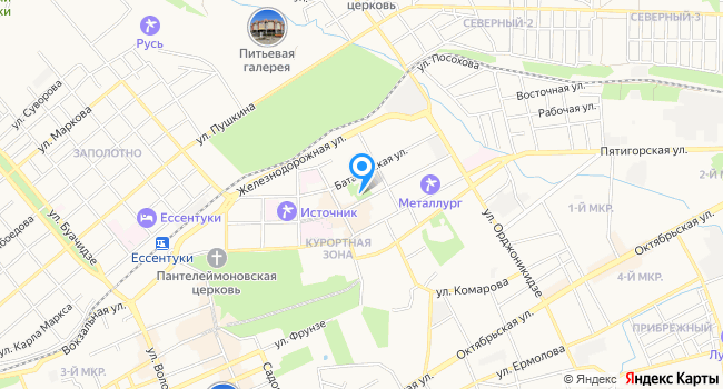 Санаторий им. Анджиевского на карте