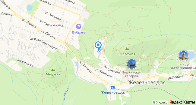Санаторий Бештау на карте