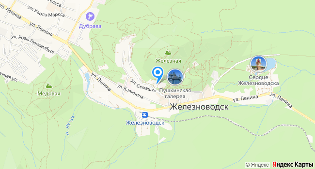 Санаторий им. Э. Тельмана на карте